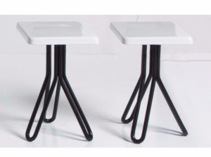 Керамический стул / журнальный столик