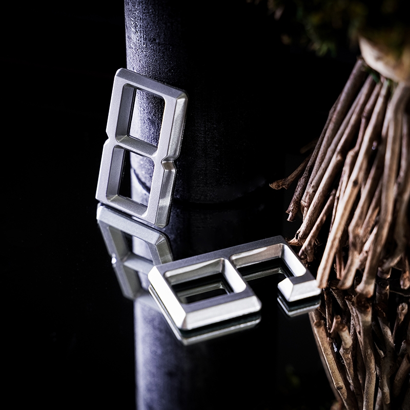 Дверной номер  «6», 37х5х60 мм, серебро LJPS0070 Public Steel Россия  - Вид №2