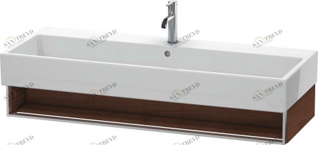 VA602901313 Тумбочка подвесная Vero Air #VA6029 1184 x 431 мм Американский орех, натуральный шпон Duravit