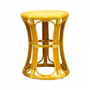 Табурет круглый из ротанга "Мираж-2" ЭКО ДИЗАЙН CLASSIC RATTAN 129560 Бежевый