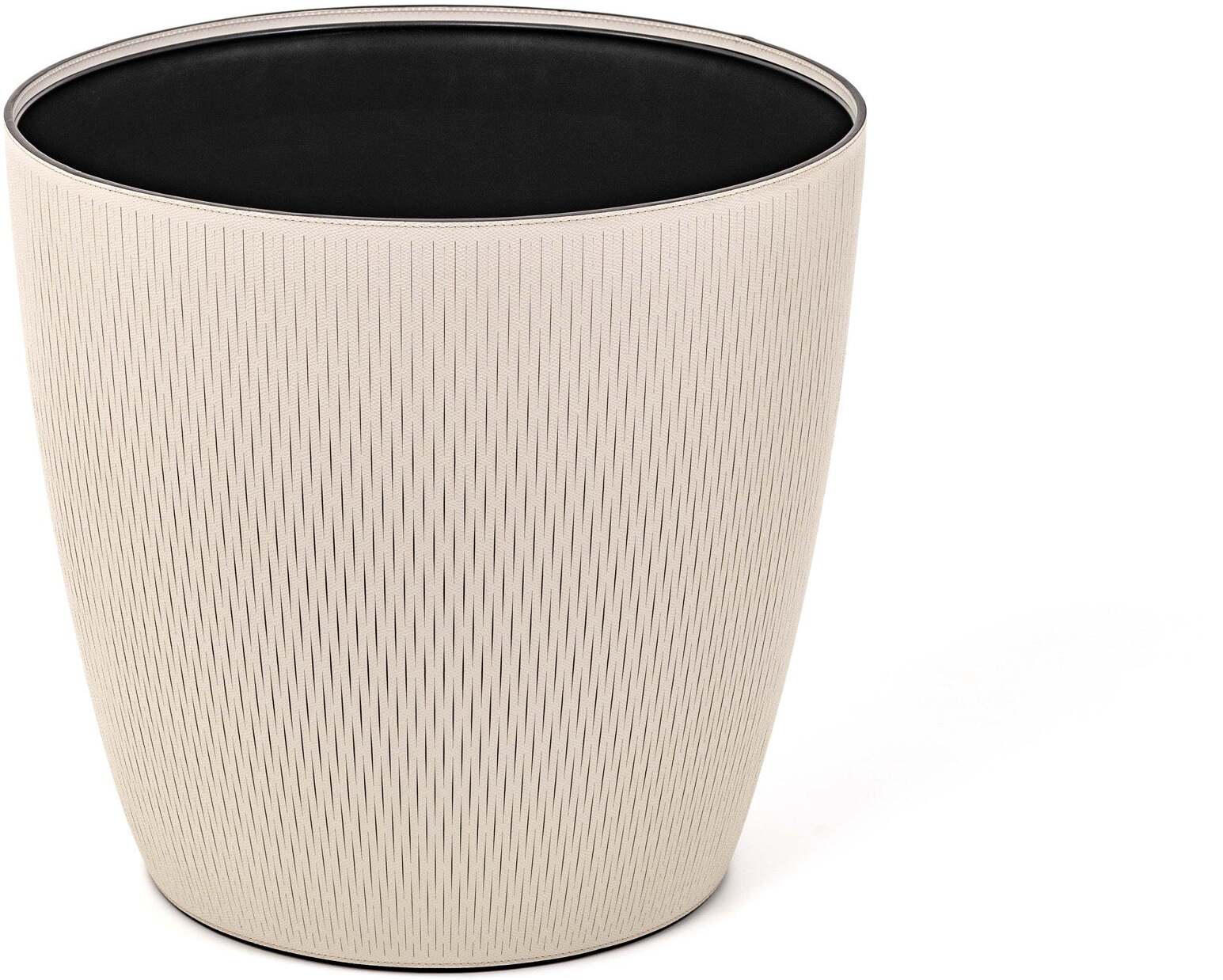 Цветочный горшок Silvy - Ø 43XH40,5 см / регенерированная зернистая кожа_coffee