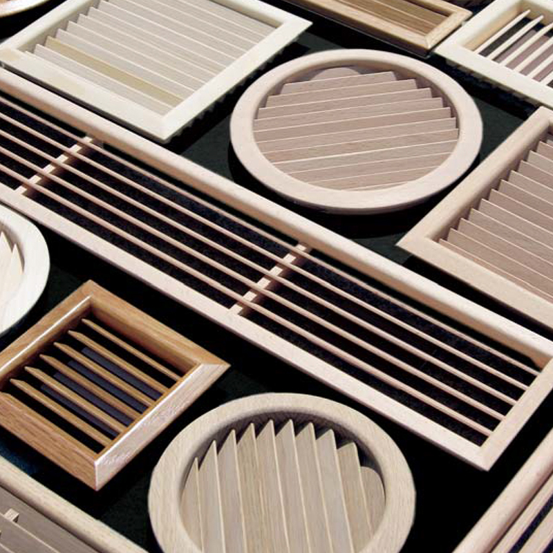 Деревянная вентиляционная решетка, бук 100x550 Santreyd sun-id-682157 - Вид №2