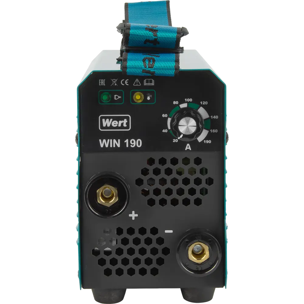 Сварочный аппарат инверторный Wert WIN 190 190 А до 4 мм с маской сварщика Elitech 100 STLM-2161364 - Вид №3