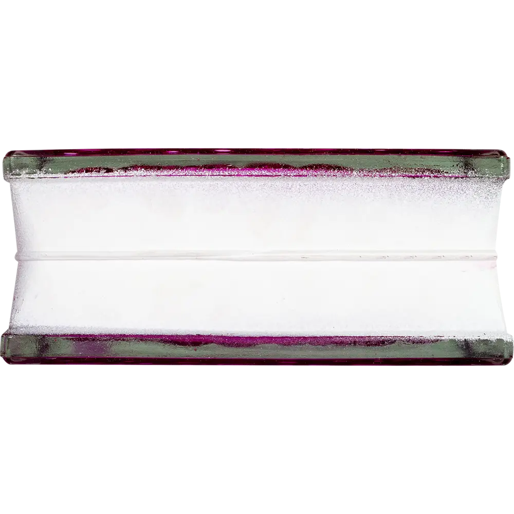 Стеклоблок Богема Савона цвет ярко-малиновый VITRABLOCK STLM-2034522 - Вид №1