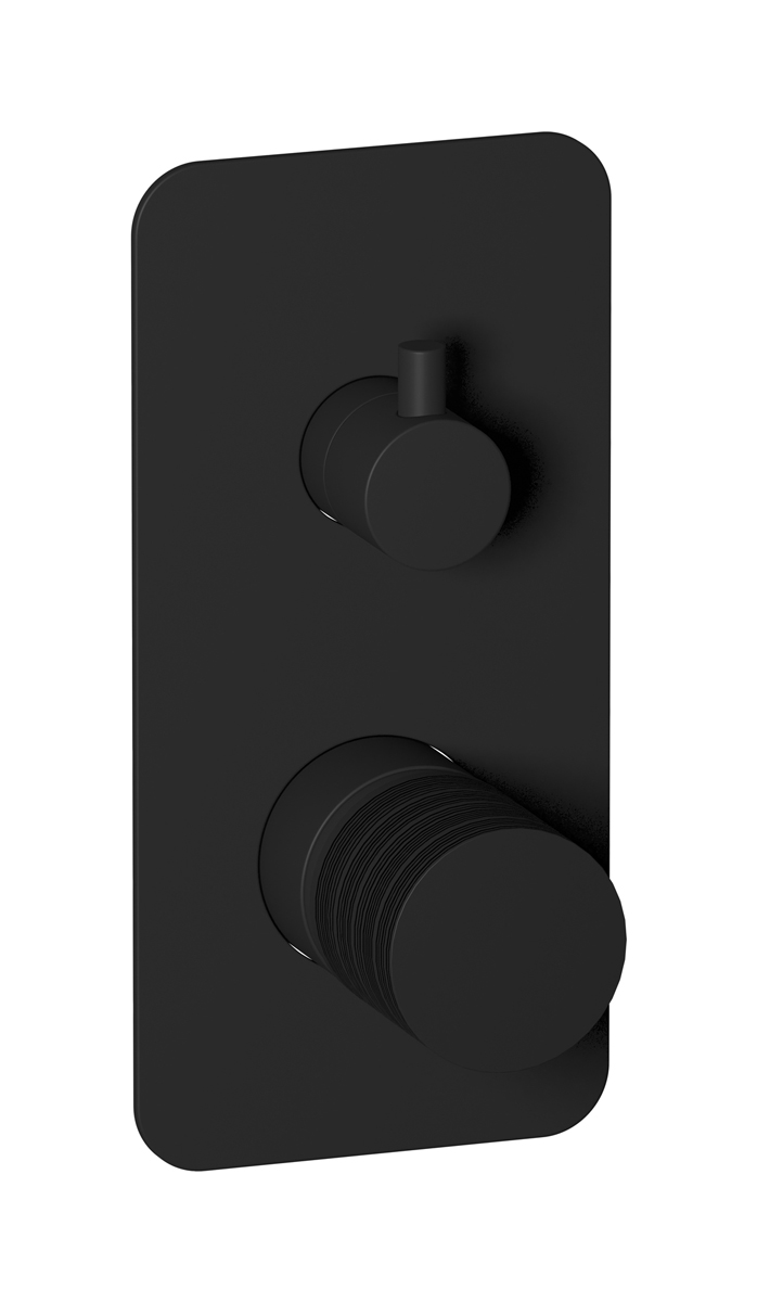 Встроенный смеситель для душа с двухходовым дивертером WE ARE IB vn200ss Matt Black Vinile