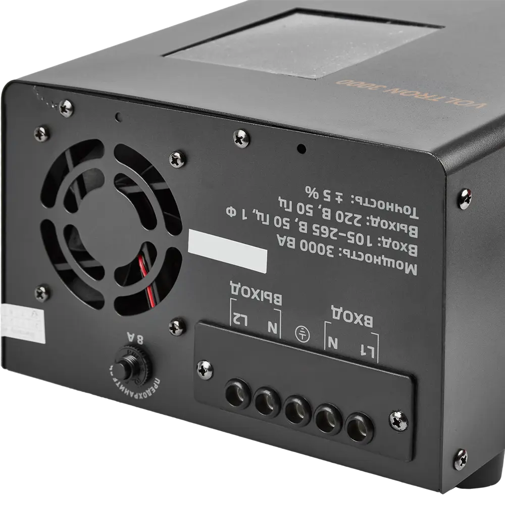 Стабилизатор напряжения Энергия Voltron-3000 2.4 кВт Santreyd STLM-2106449 - Вид №6