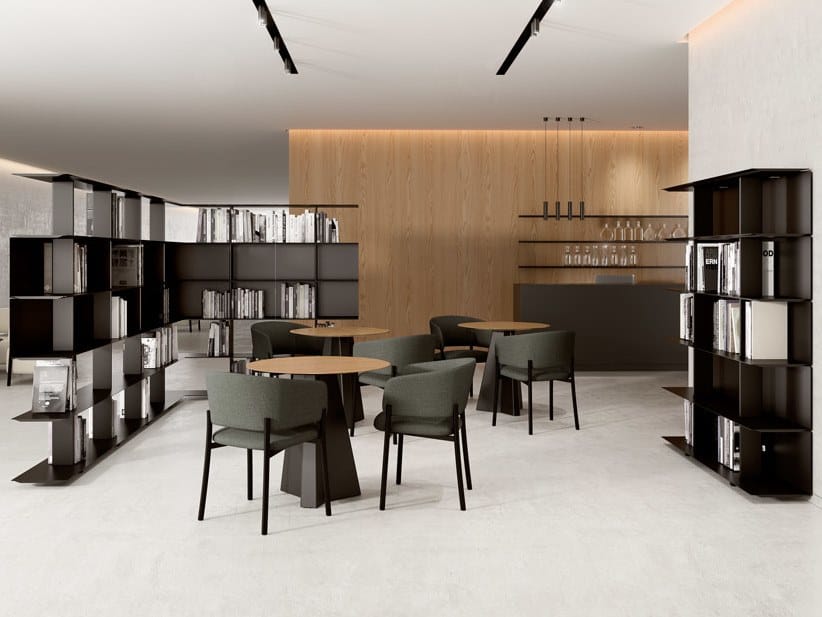 Прессованный алюминиевый офисный книжный шкаф Systemtronic ARCH-00077374 - Вид №2