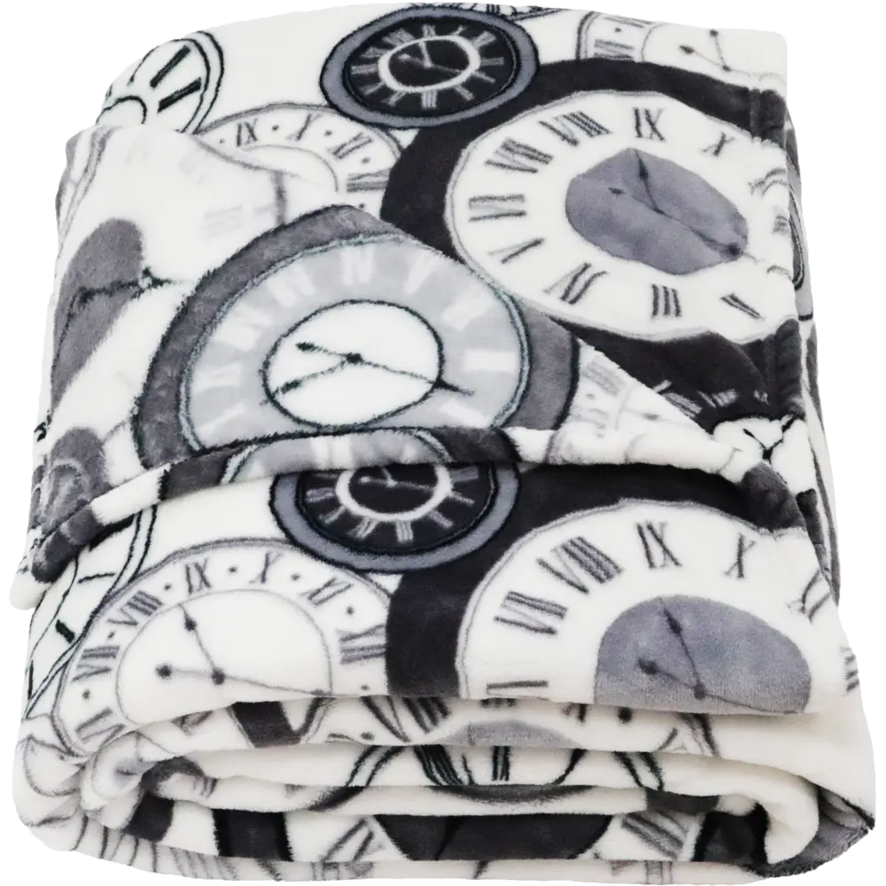 Плед Time 200x220 см микрофибра цвет серый Santreyd нет STLM-2120828 - Вид №3