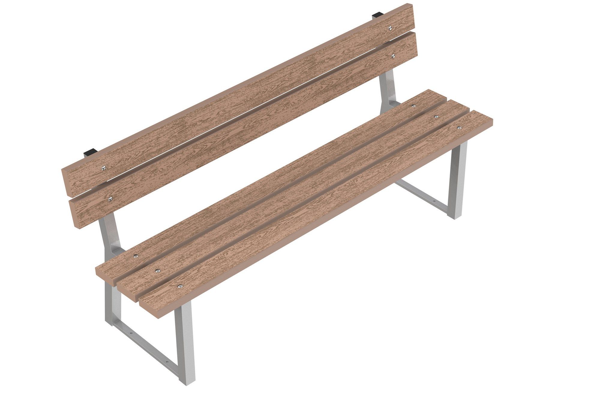 Скамья WPC со спинкой Lazzari Mediterraneo ARCH-00104045 - Вид №3