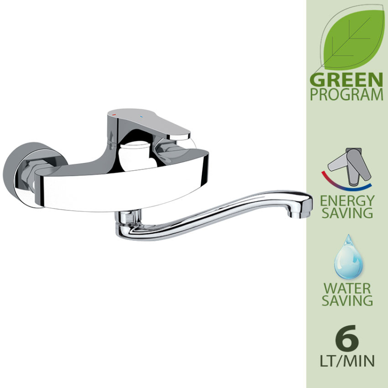 OME609SLT6 Смеситель для мойки DANIEL RUBINETTERIE Omega - Вид №3