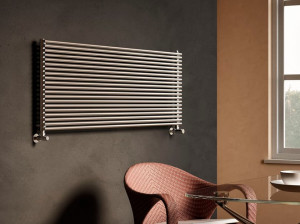 Полированная сталь горизонтальная горячая вода полотенцесушитель