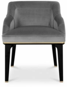 LUXXU Мягкое бархатное кресло с подлокотниками Saboteur