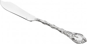 101877 Odiot Нож для рыбы Odiot "Демидофф" 22см (серебро 925) Серебро 925