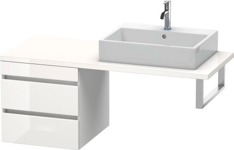 DS533704949 DuraStyle Шкафчик для консоли Графит матовый, декор Duravit - Вид №2