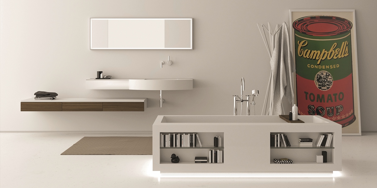 Moma Design Тумба под раковину подвесная с 3 ящиками 1800 Boxline3 250 дуб BLZ31180RN - Вид №2