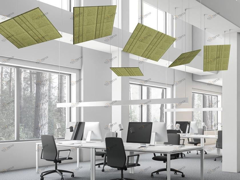 Elitable Подвесная акустическая панель из переработанного материала Silentpure sun-id-1404000