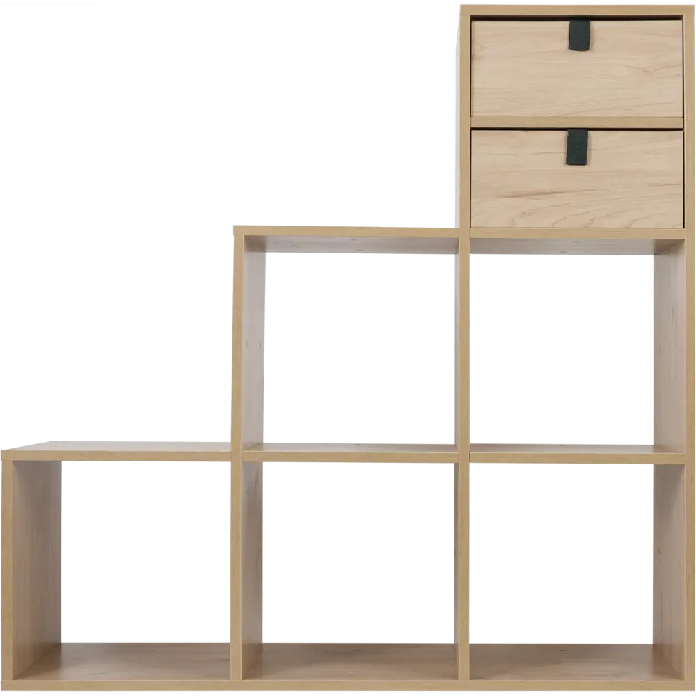 Стеллаж КУБ 6 секций 105х105х32 см ЛДСП цвет дуб Santreyd STLM-2127269 - Вид №3