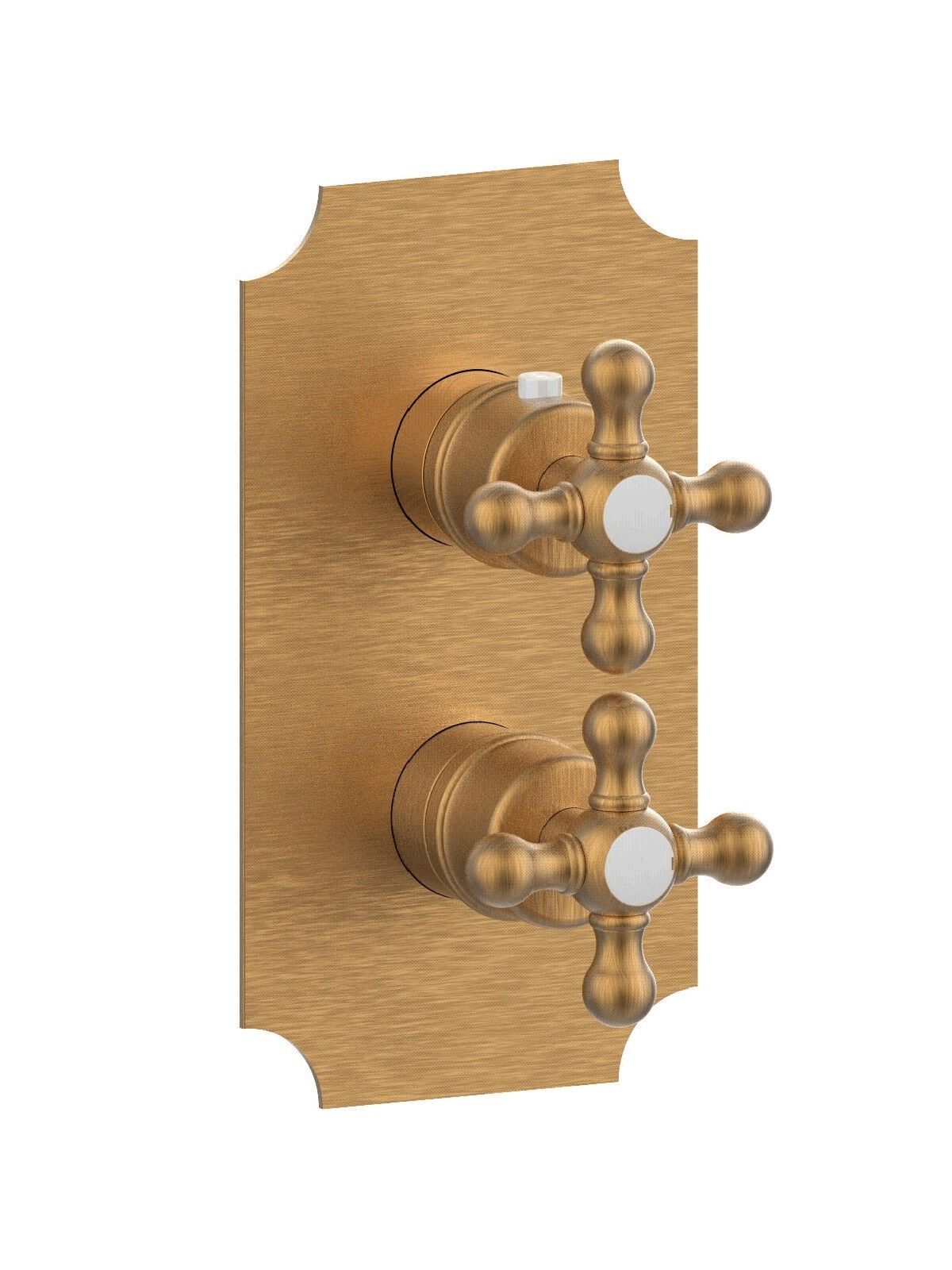 Термостатический смеситель для душа с 2 отверстиями Rubinetterie Frattini душевые ARCH-00051106 - Вид №6