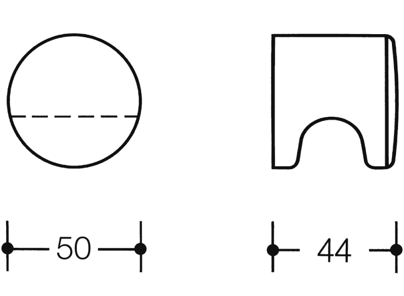 557.50B.6 мебельная ручка HEWI USA Produkte  - Вид №16