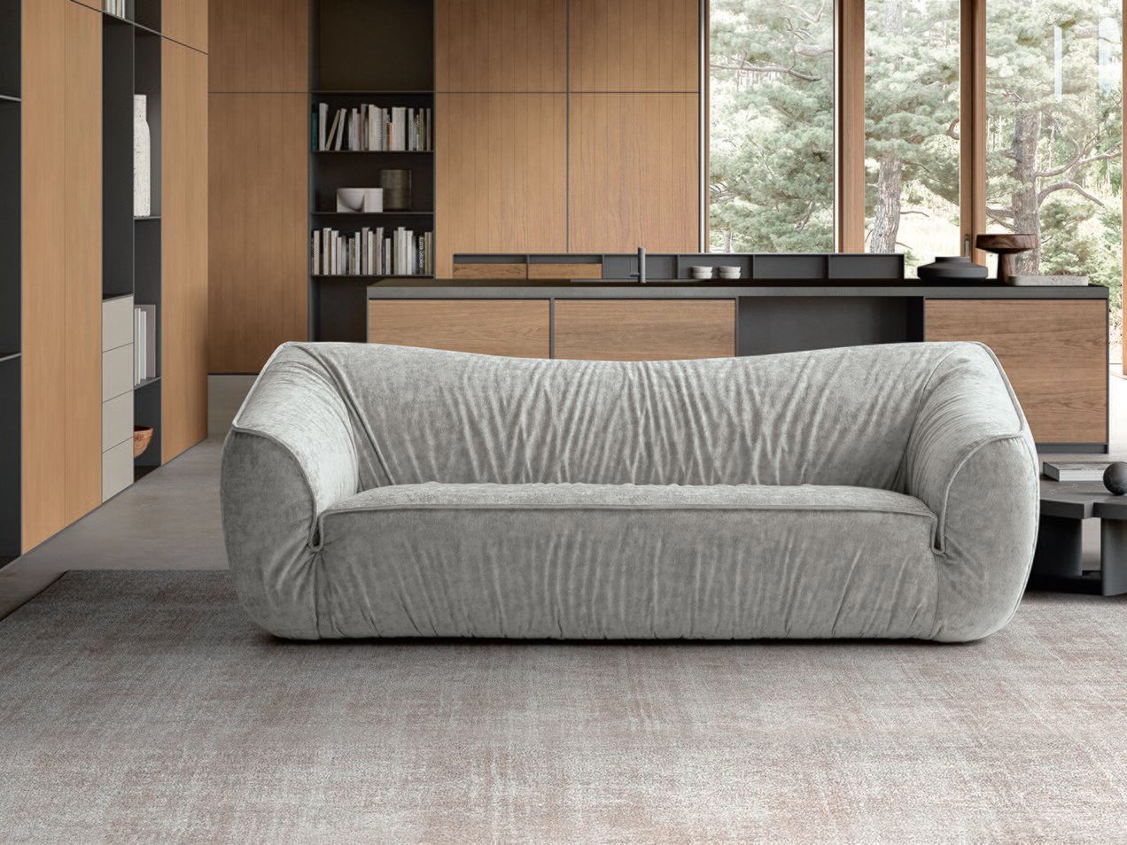 Съемный диван из ткани Felis Softliving ARCH-00128102