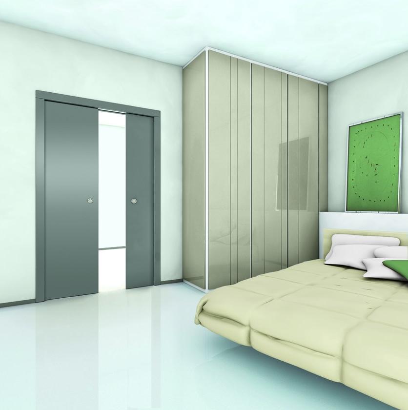 FIBROTUBI Рама стойки для двойной раздвижной двери Orchidea sun-id-1442986 - Вид №4