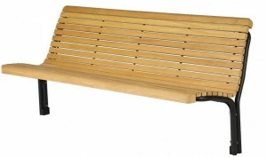 Euroform W Деревянная скамейка со спинкой Contour