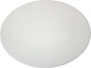 97306 Dibbern Блюдо овальное Dibbern Белый декор 24см, фарфор Фарфор костяной