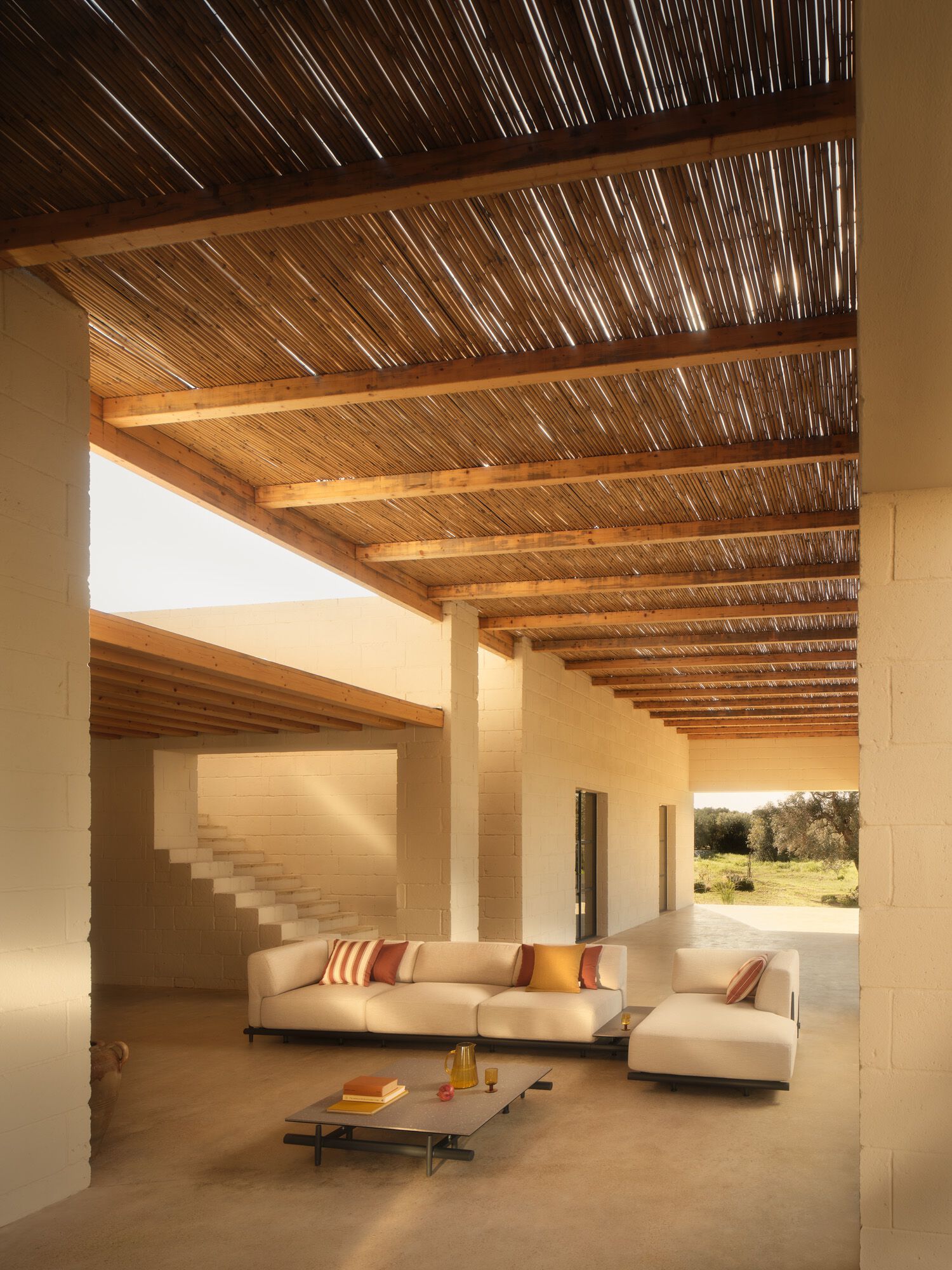 Тканевый модульный угловой садовый диван Unopiù Давос ARCH-00005831 - Вид №7