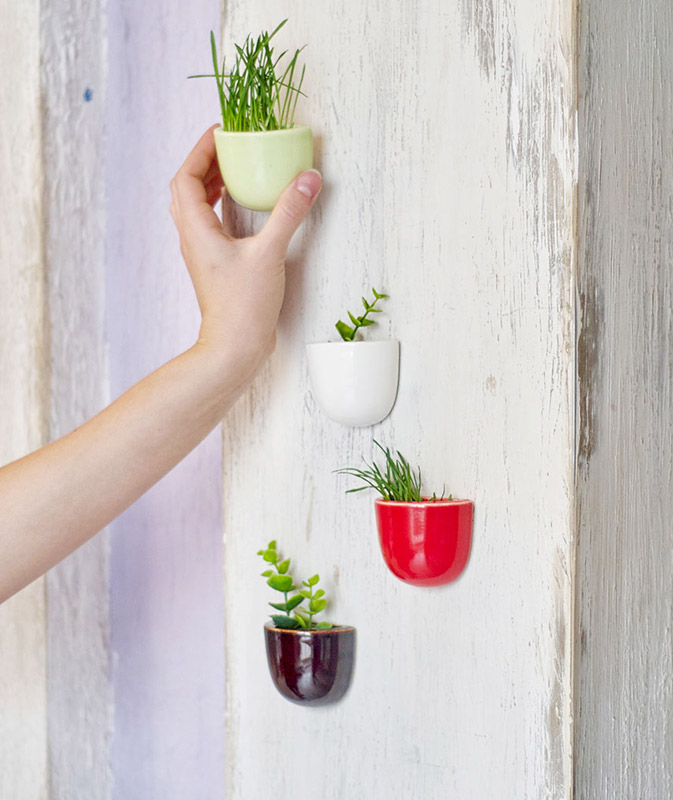 Набор мини-кашпо Pocket красный,белый,черный ЭКОЧЕЛОВЕКИ 4003 - Вид №6