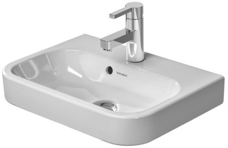 0710500000 Подвесная раковина настенная овальная Duravit Happy D.2 - Вид №1