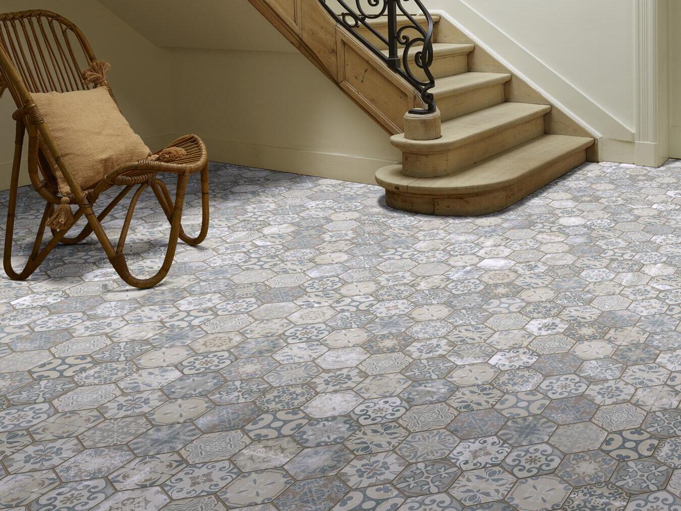 Нескользящий виниловый пол с цементным эффектом BEAUFLOR Elite ARCH-00121629