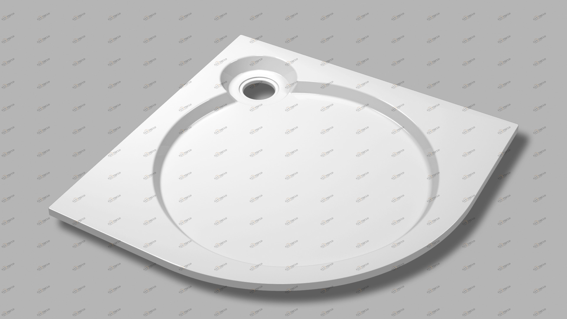 Поддон для душа CEZARES TRAY-S-R-100-550-56-W из искусственного мрамора 