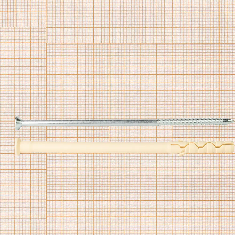 Дюбель-гвоздь потайной Европартнер 8×140 мм для надежного монтажа 89383284 STLM-1434440 - Вид №5