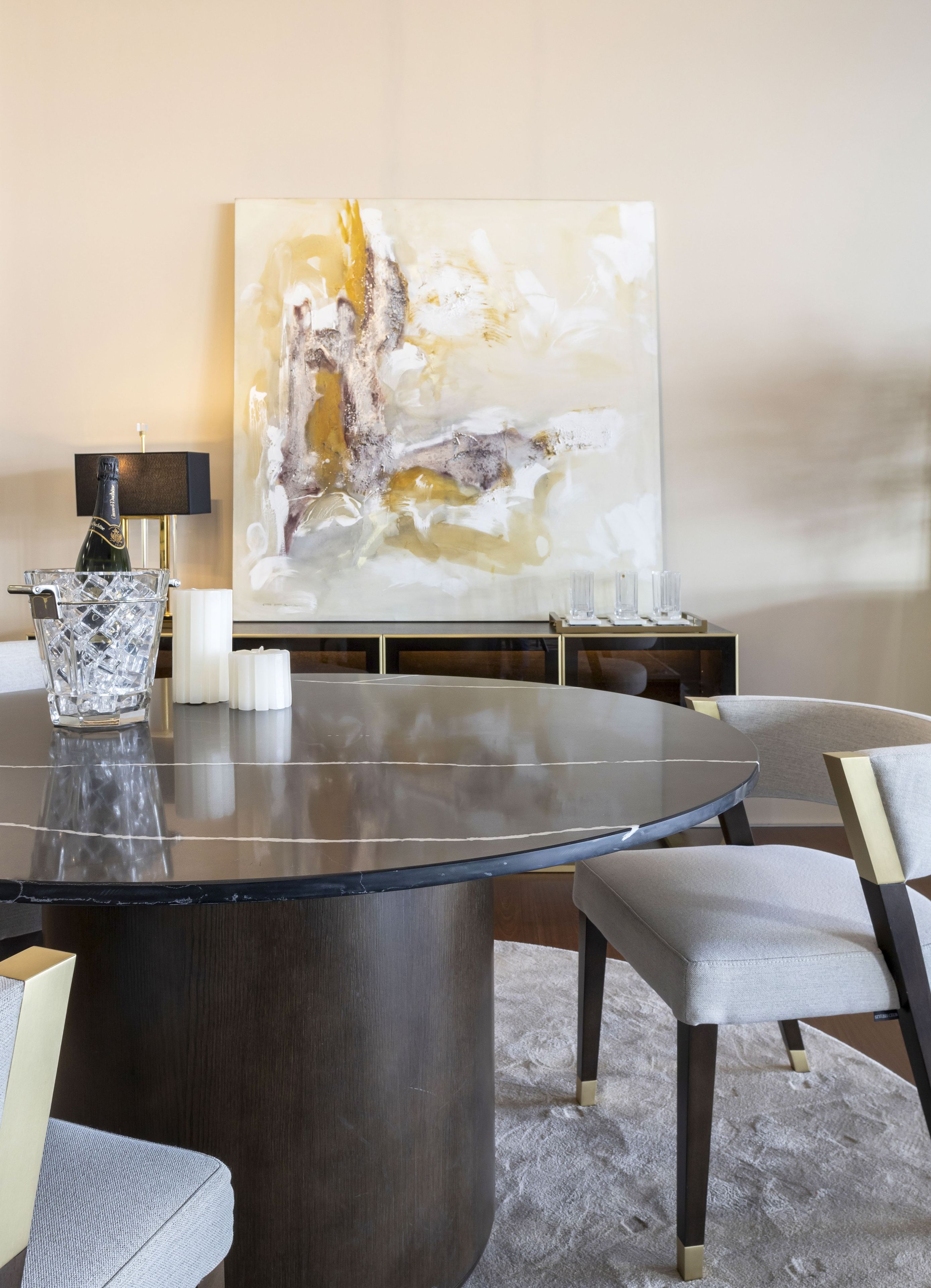 Овальный дубовый стол для гостиной Stylish Club His &amp ARCH-00004729 - Вид №5