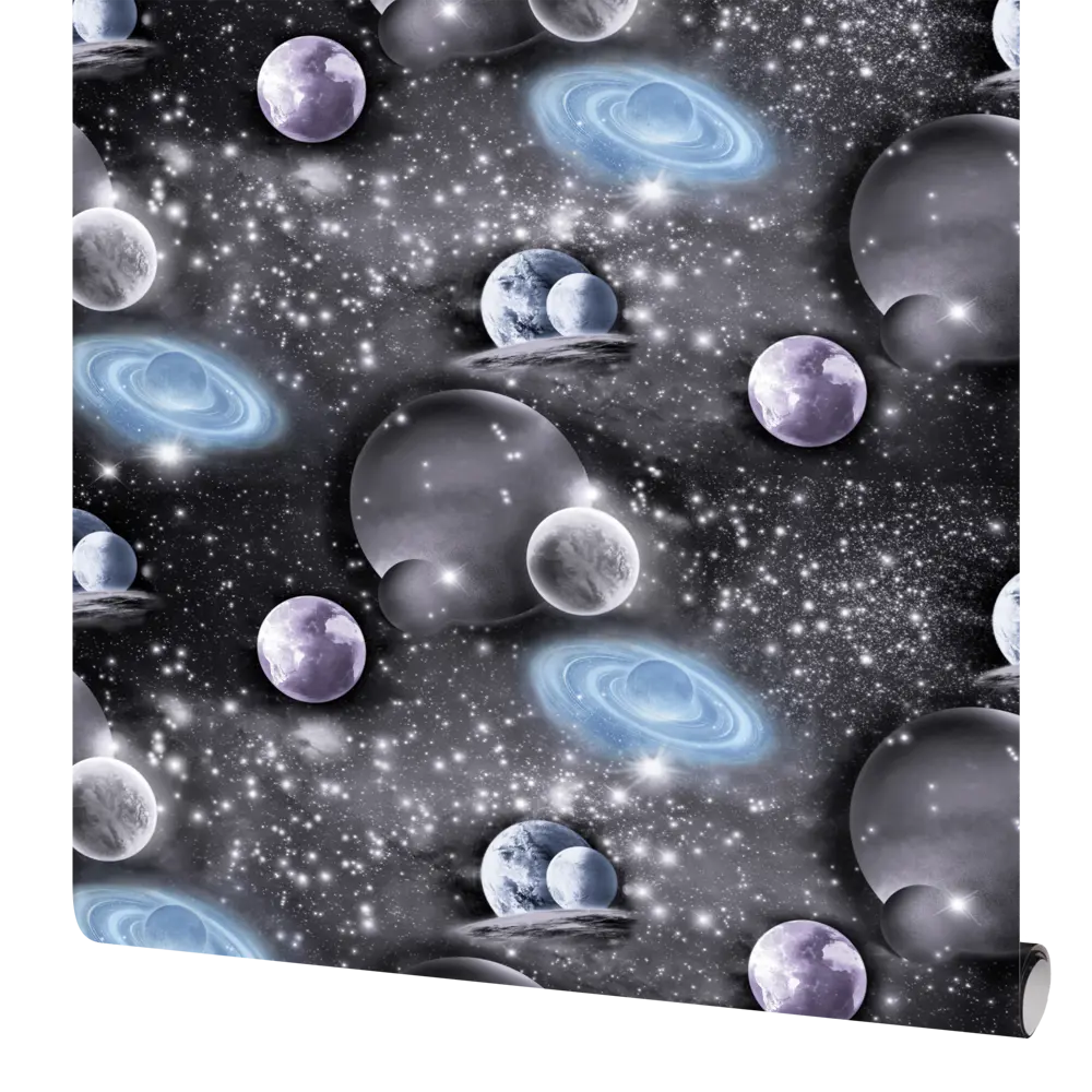 Обои флизелиновые Аспект Спейс черные 1.06 м 70267-46 АСПЕКТ РУ STLM-2190638