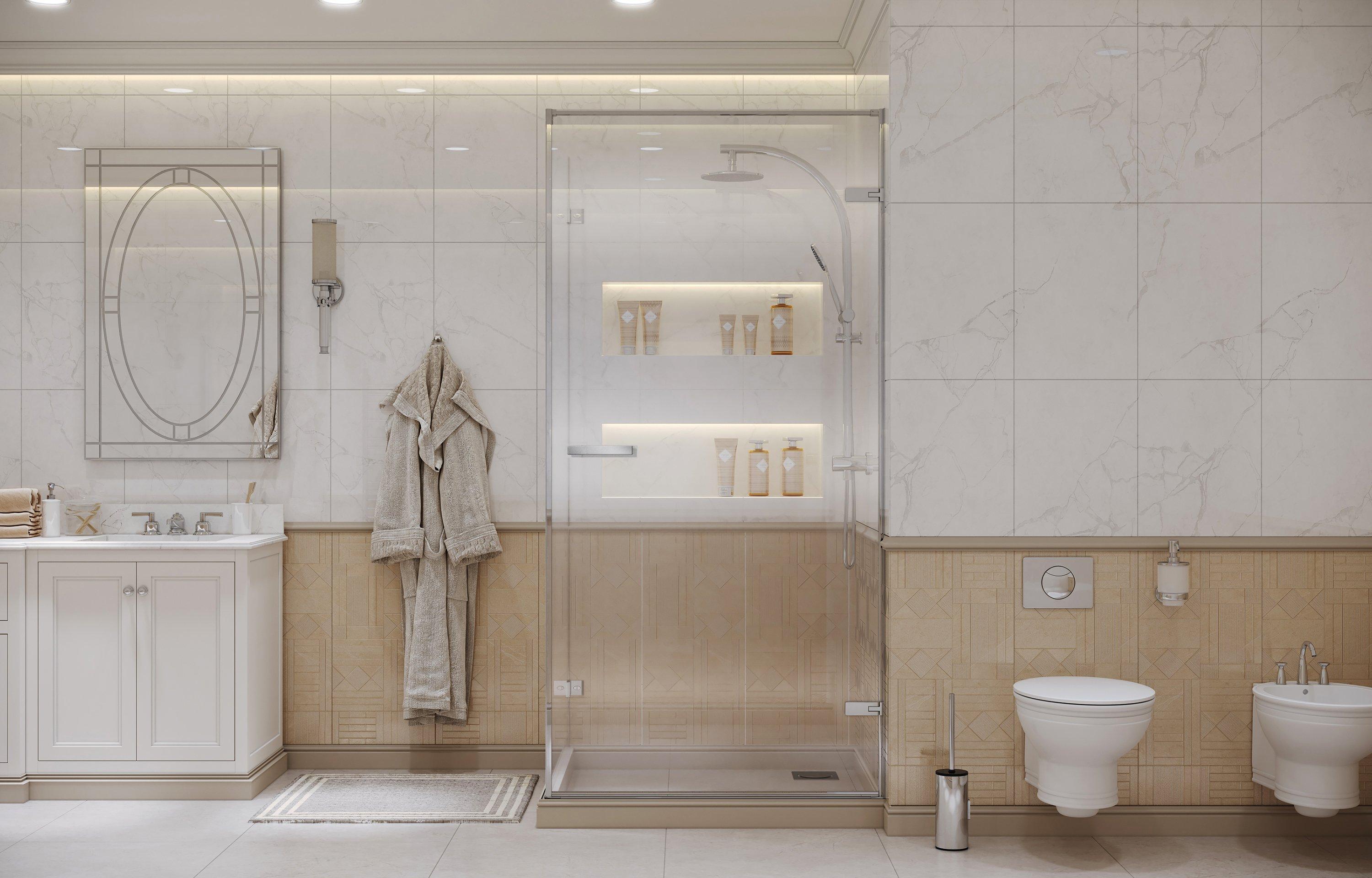 Душевое ограждение Ambassador Abner 10011102R (1000x1000x2000), 1 место  - Вид №2