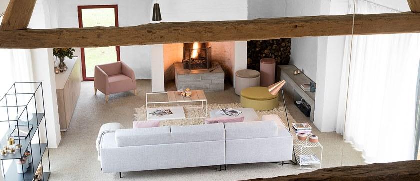 Recor Home Пуф из круглой ткани с обивкой sun-id-1403570 - Вид №2