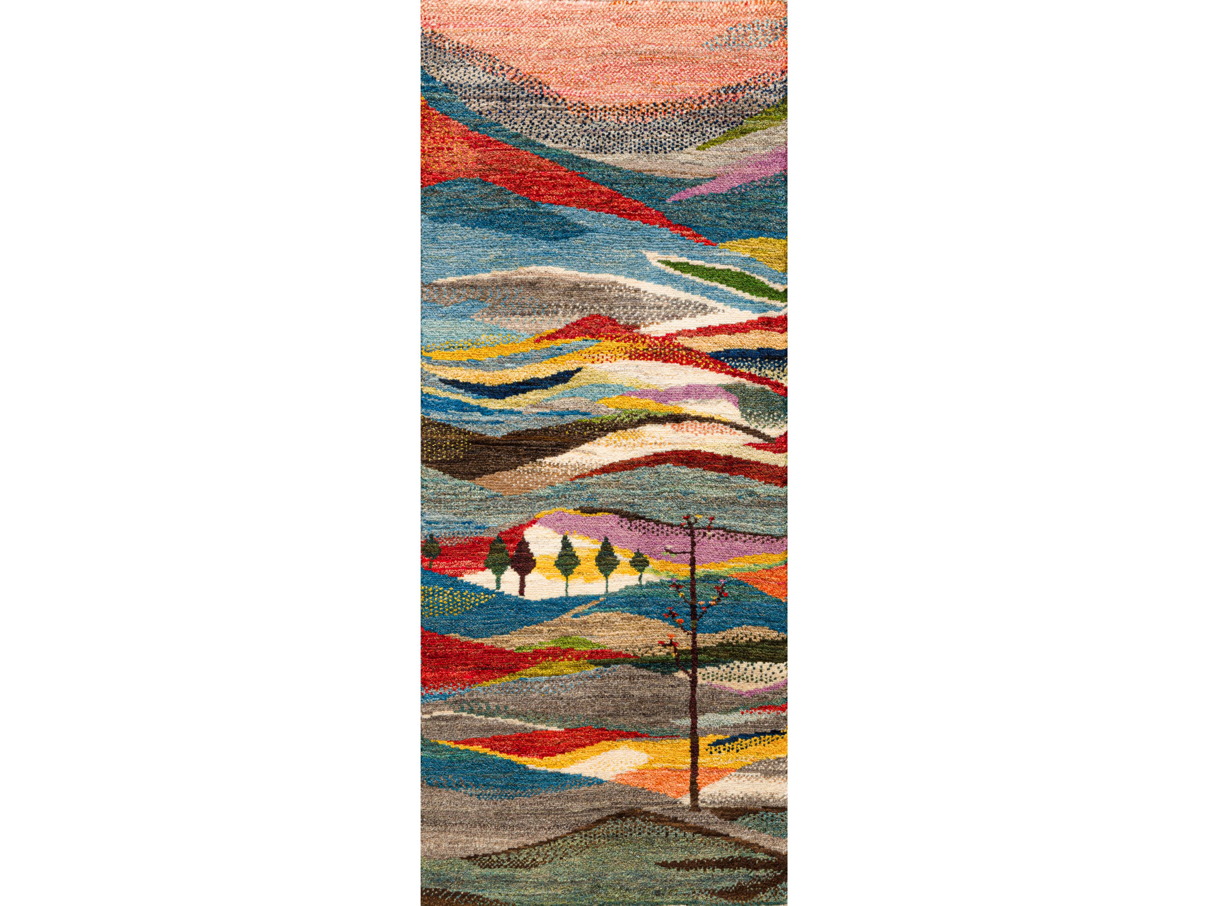 Прямоугольный шерстяной ковер Zollanvari Gabbehs Landscapes ARCH-00133643 - Вид №1