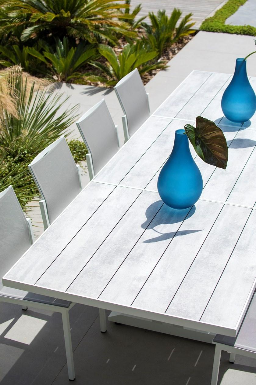 Les jardins Прямоугольный раздвижной садовый стол из hpl Amaka sun-id-1365472 - Вид №4