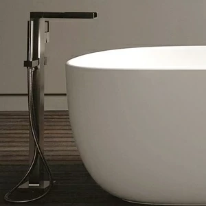 Toscoquattro Смеситель для ванны напольный Rubinetteria нерж.сталь