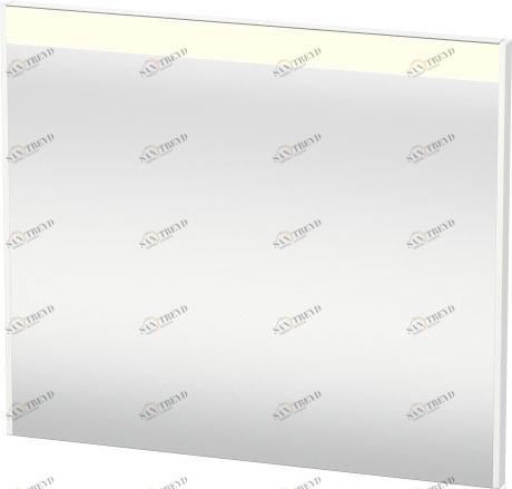 BR700201818 Brioso Зеркало с подсветкой Белый матовый, декор Duravit