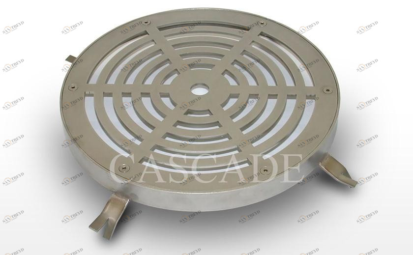 CASCADE Сливная пластина из нержавеющей стали для напольного фонтана sun-id-1439538
