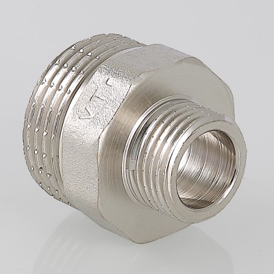 VTr.580.N.0604 Фитинг резьбовой – ниппель переходной Valtec 1" х 1/2"  - Вид №10