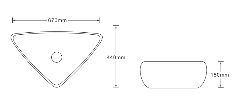 Раковина чаша SL-7031 SANTILINE  - Вид №1