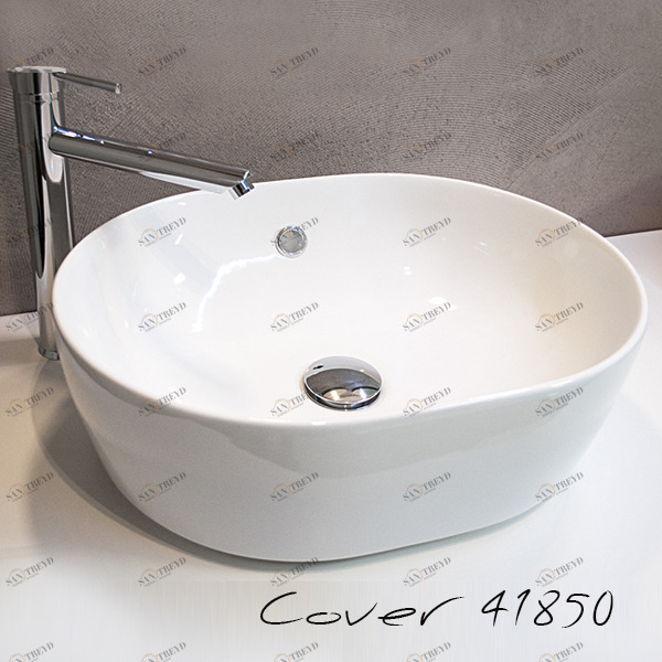 41850 Накладная раковина на столешницу  овальная Althea Ceramica 