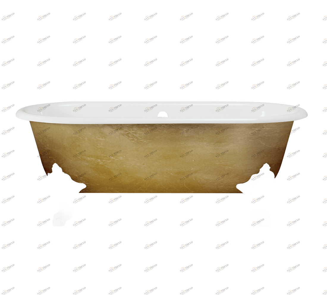 Gentry Home Bexley Cast iron bathtubs with feet Сусальное золото GH101545 