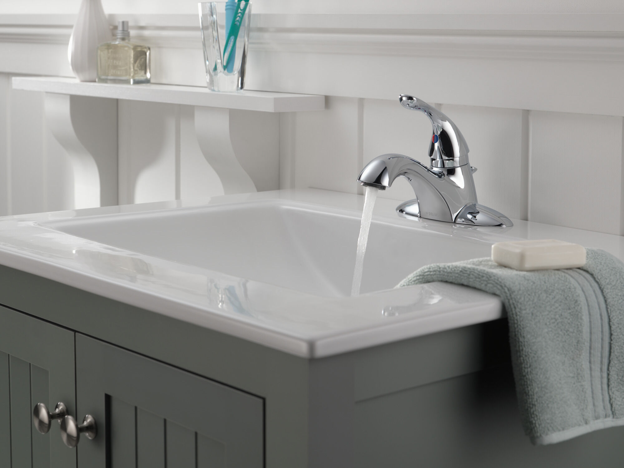 520-MPU-DST Смеситель для ванной комнаты с одной ручкой Delta Faucet Classic Хром - Вид №1