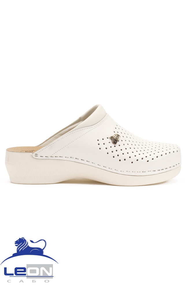 62031 Сабо "Leon LIGHT" женские белые LEON  Сабо и сланцы размер 38  - Вид №5