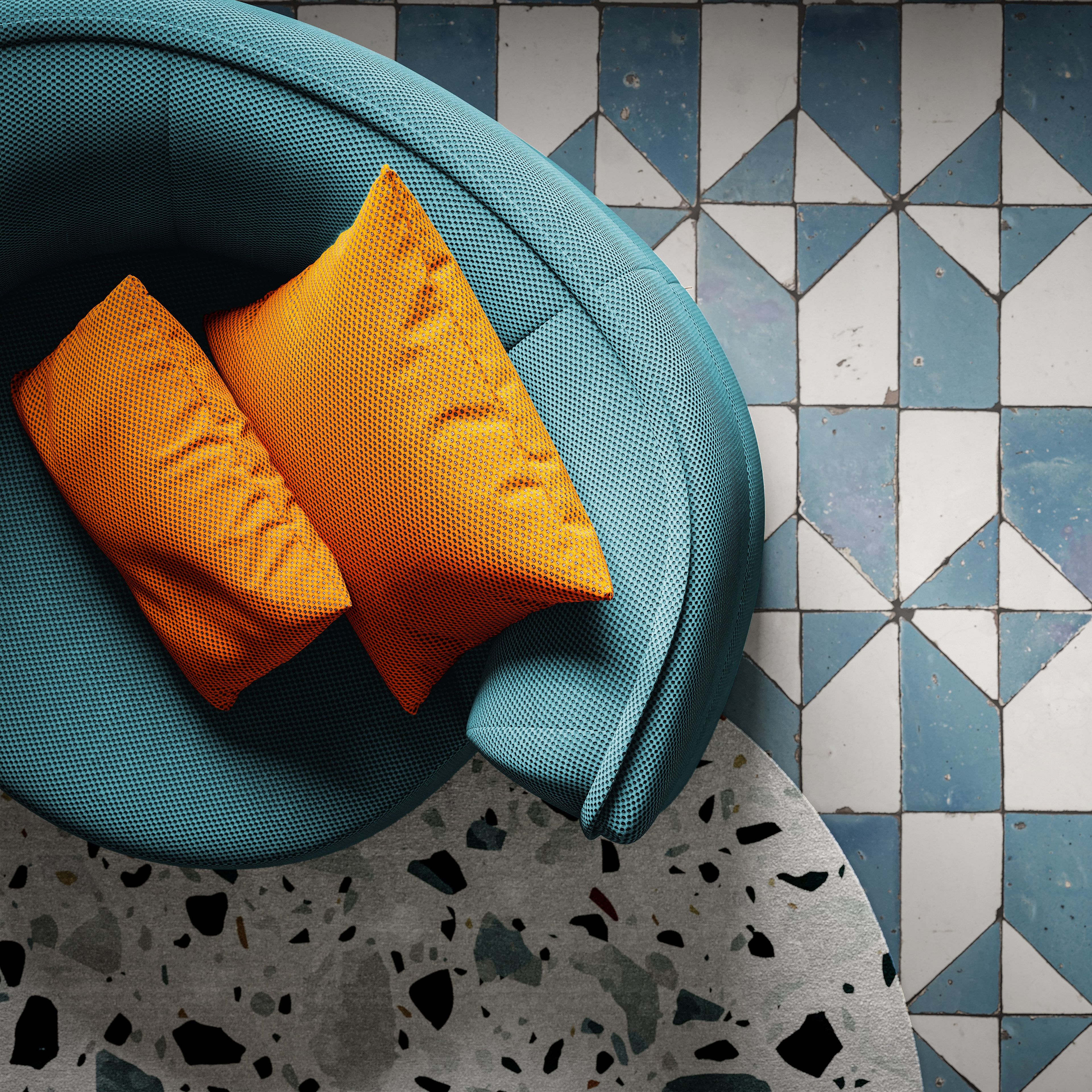 Тканевое кресло с подлокотниками Liu Jo Living Collection ARCH-00005400 - Вид №4