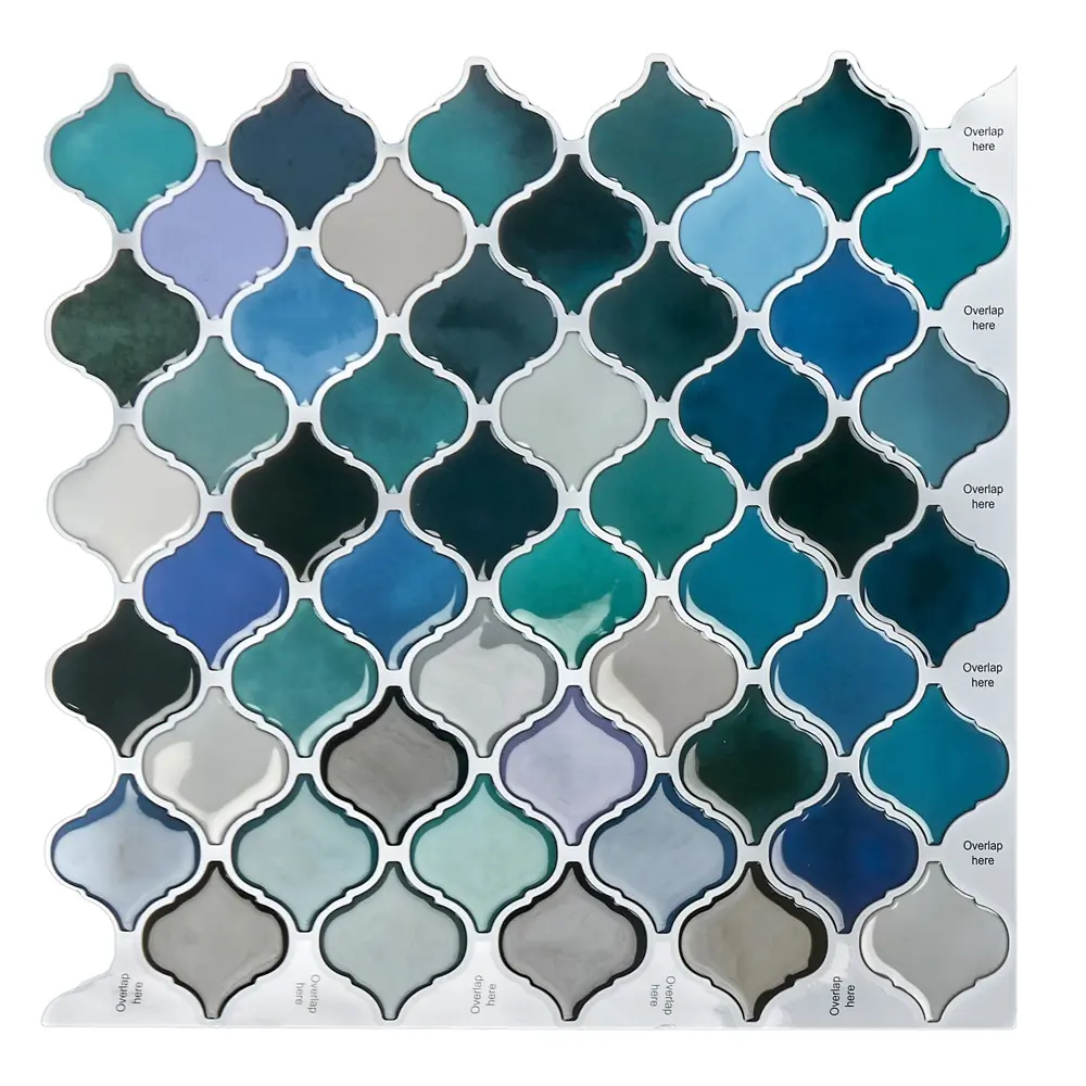 Santreyd Мозаика: самоклеящиеся панели тёмно-зелёные 300x300 мм 89379616 STLM-1372661